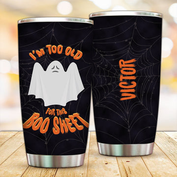 Customized Boo Sheet Tumbler