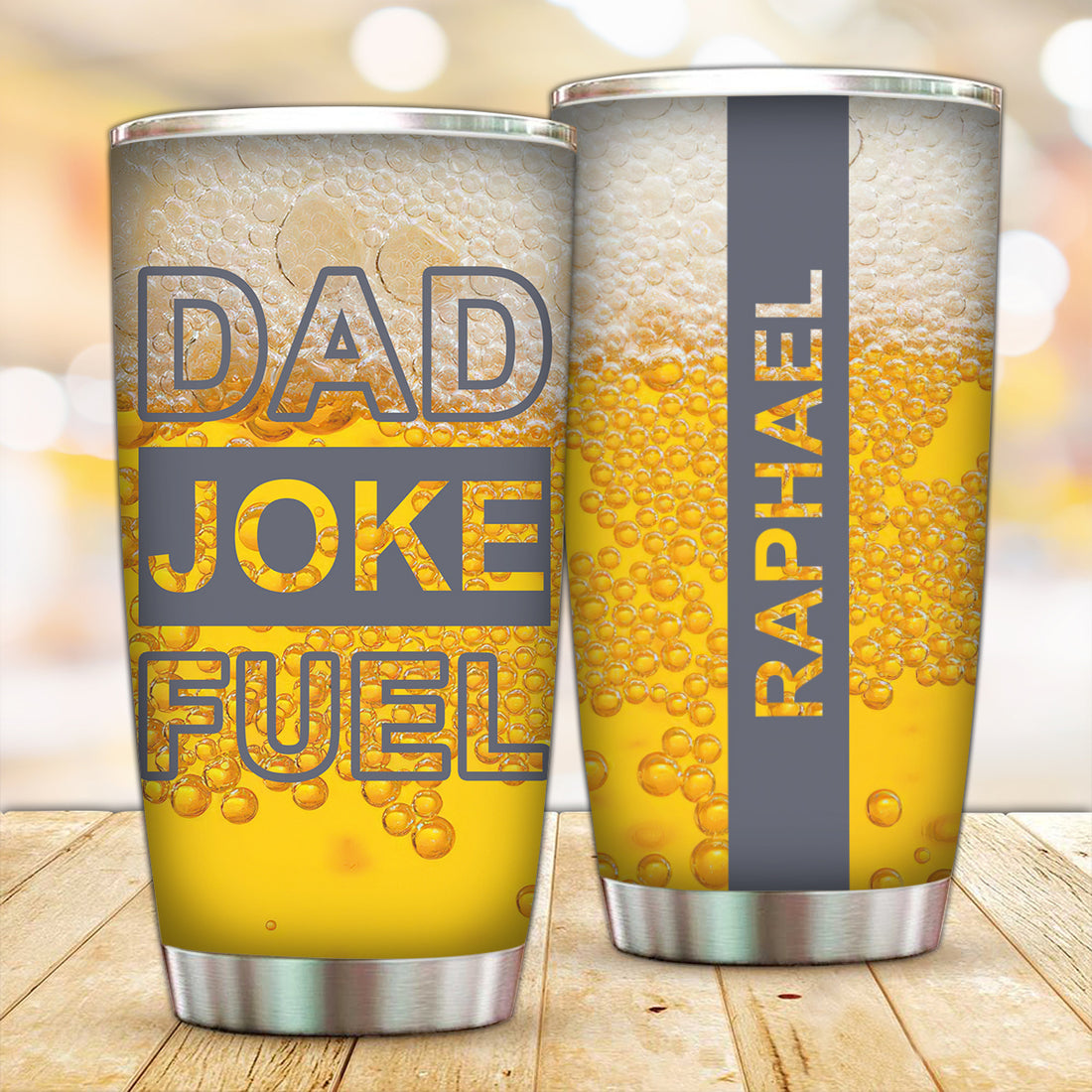 Customized Dad Joke Fuel Tumbler