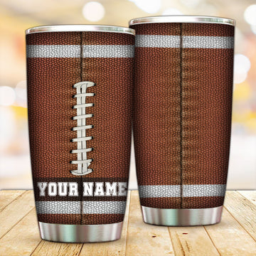 Customized Football Tumbler