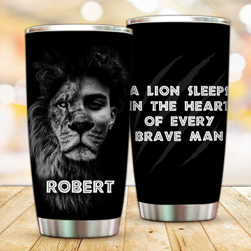 Customized I'm a Lion Tumbler