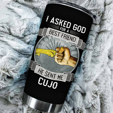 Customized My Dog is my Best Friend Tumbler