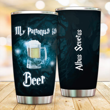 Customized My Patronus is Beer Tumbler