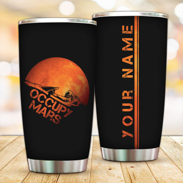 Customized Occupy Mars Tumbler