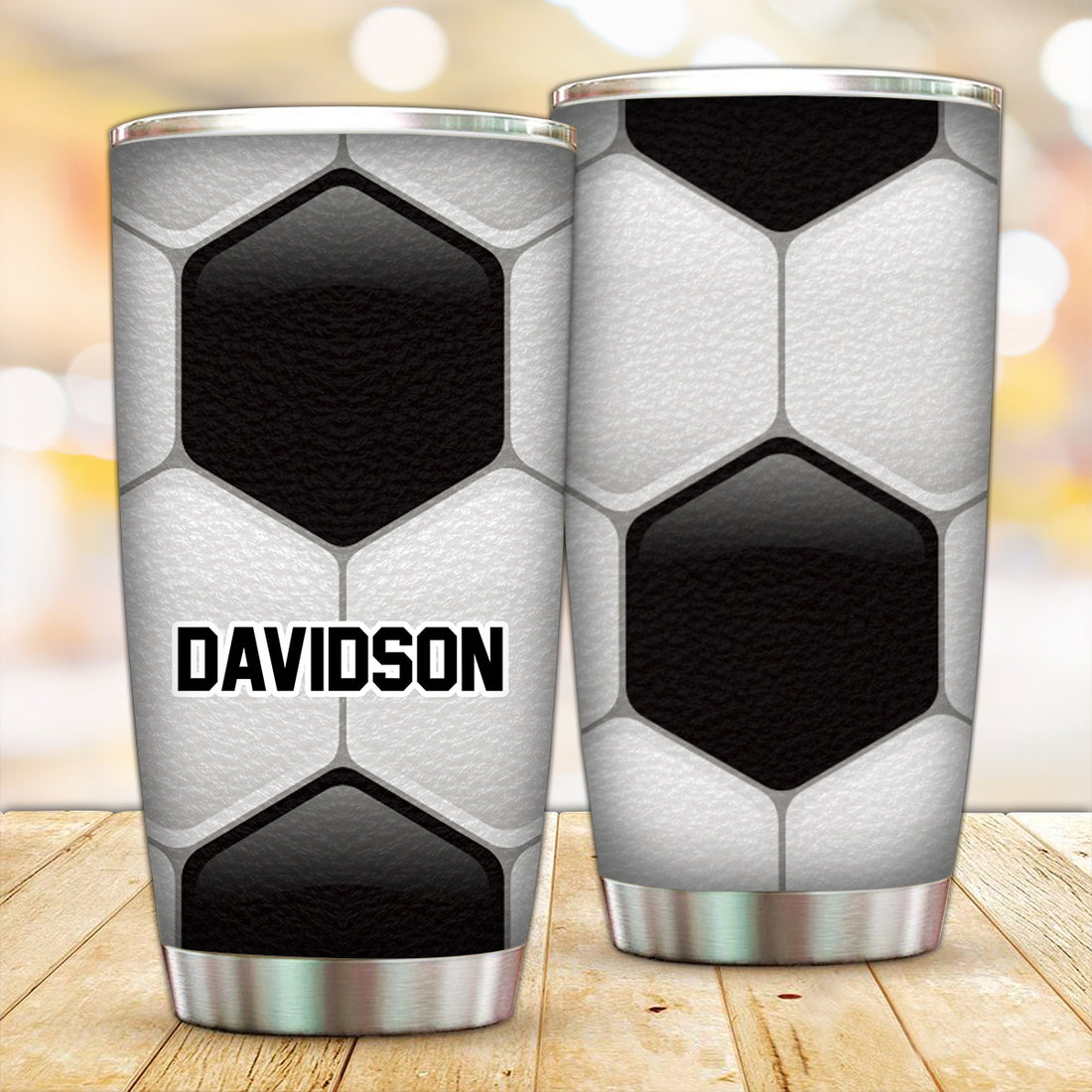 Customized Soccer Tumbler