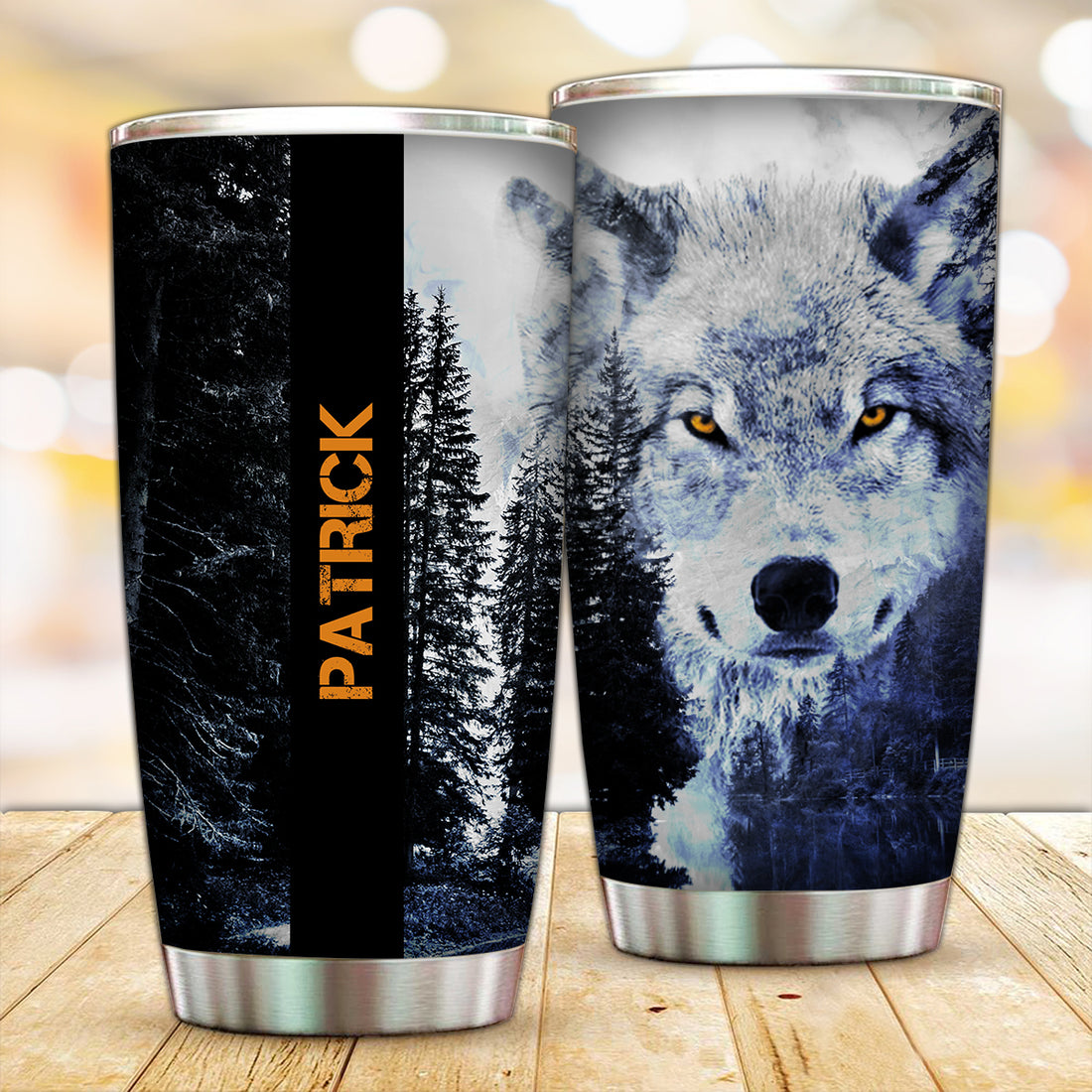 Customized Be the Wolf Tumbler