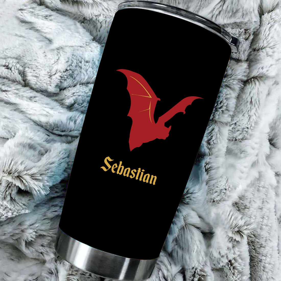 Customized Dadcula and Momster Tumbler