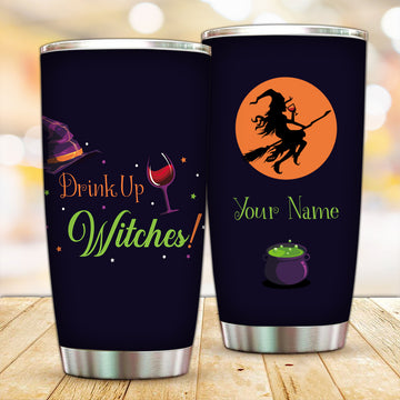 Customized Drink Up Witches Tumbler