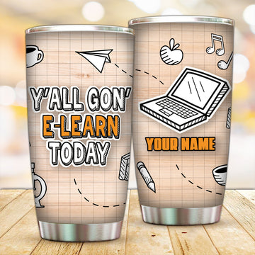 Customized E-Learn Today Tumbler