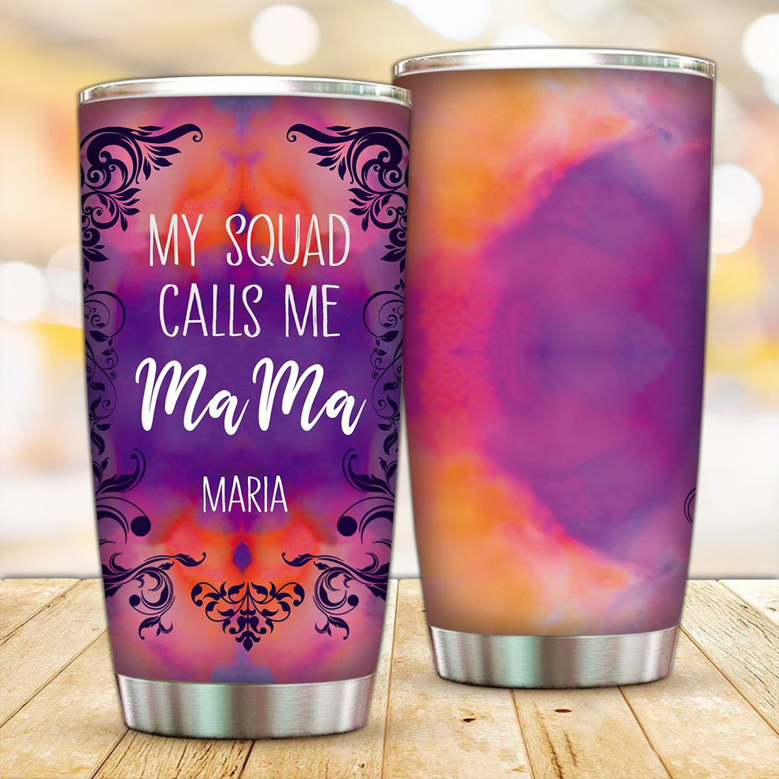 Customized Mom Squad Tumbler