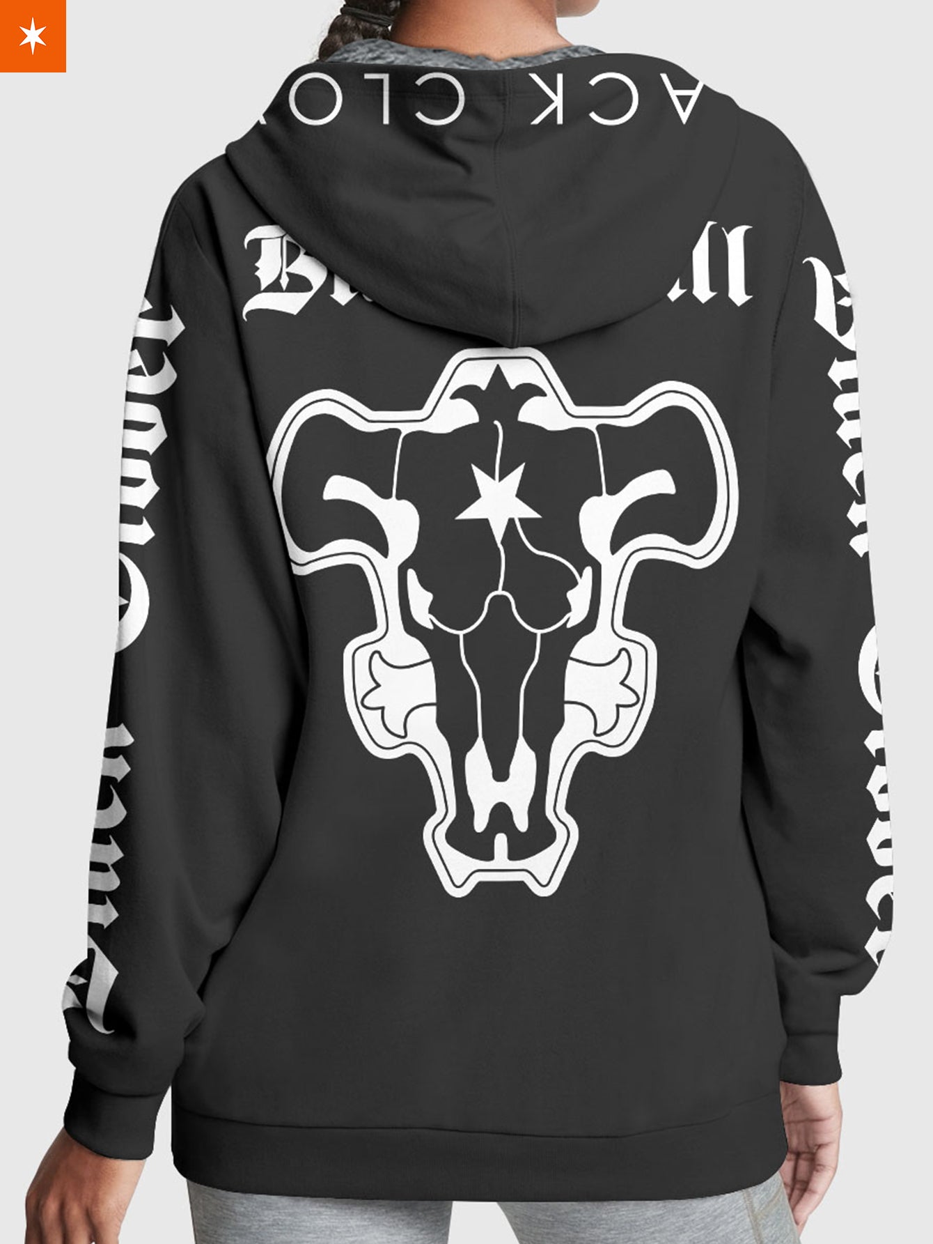 Fandomaniax - Black Bull Velvet Hoodie