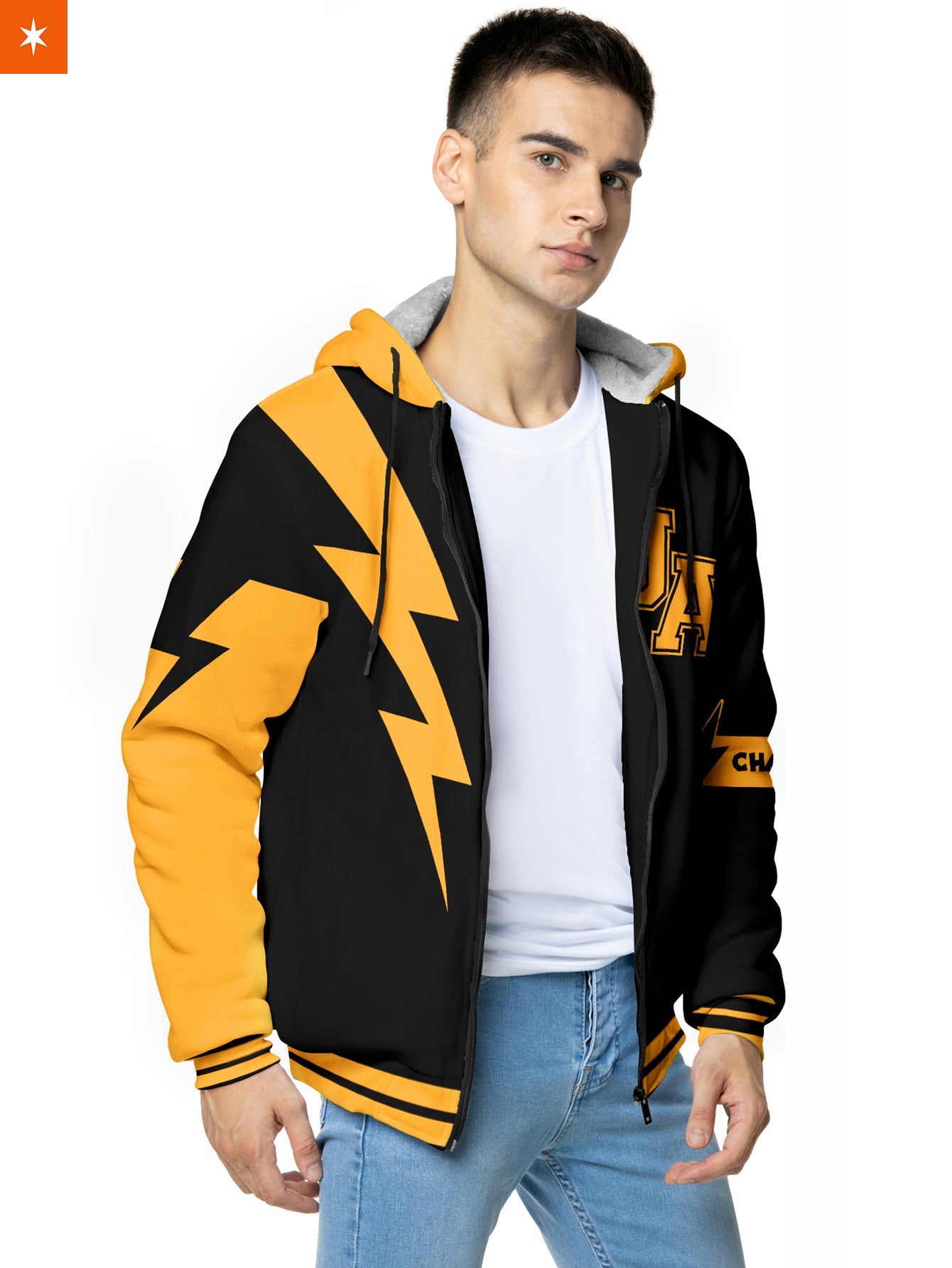 Fandomaniax - Denki Chargebolt Velvet Hoodie