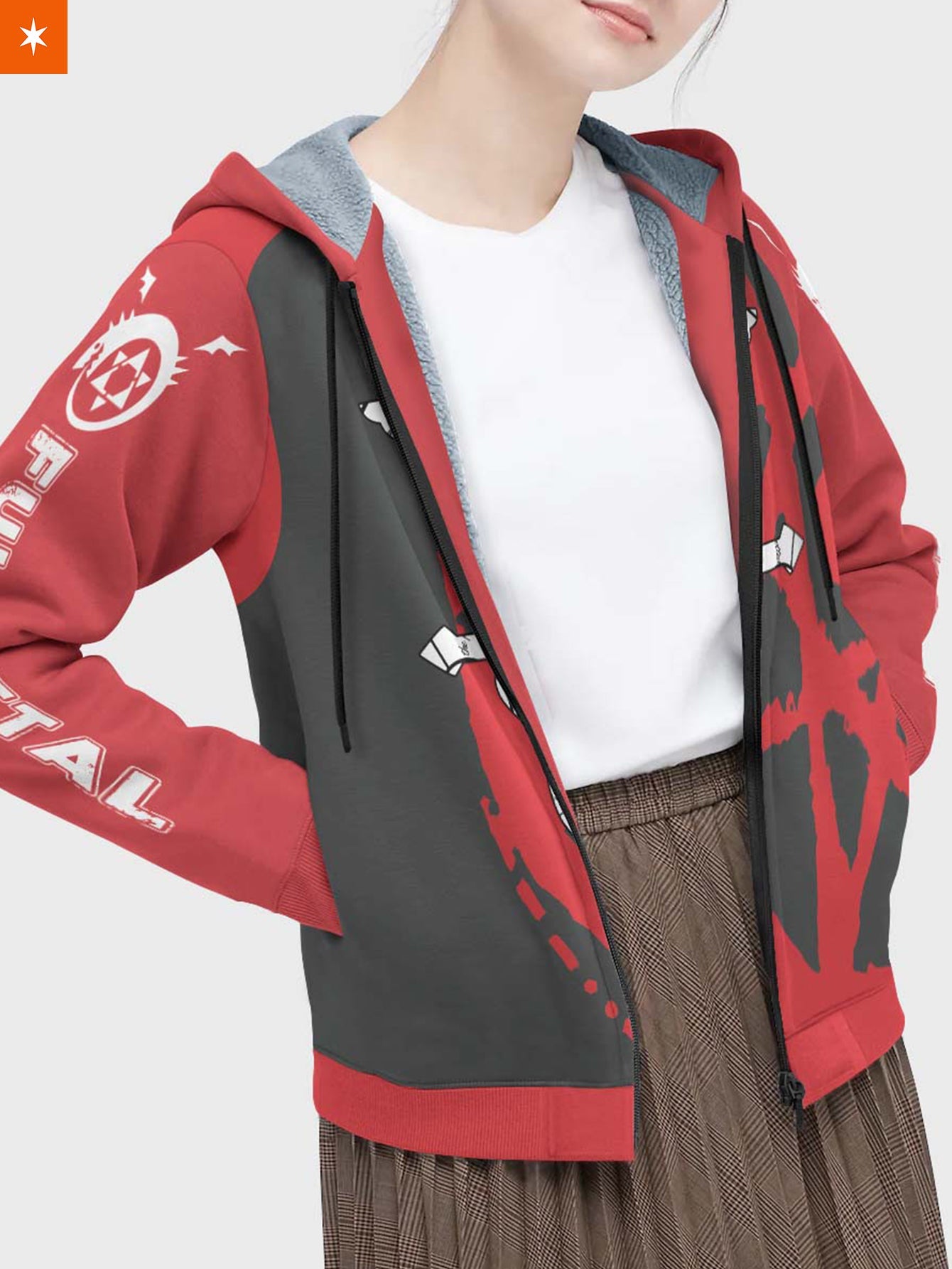 Fandomaniax - Fullmetal Alchemist Velvet Hoodie