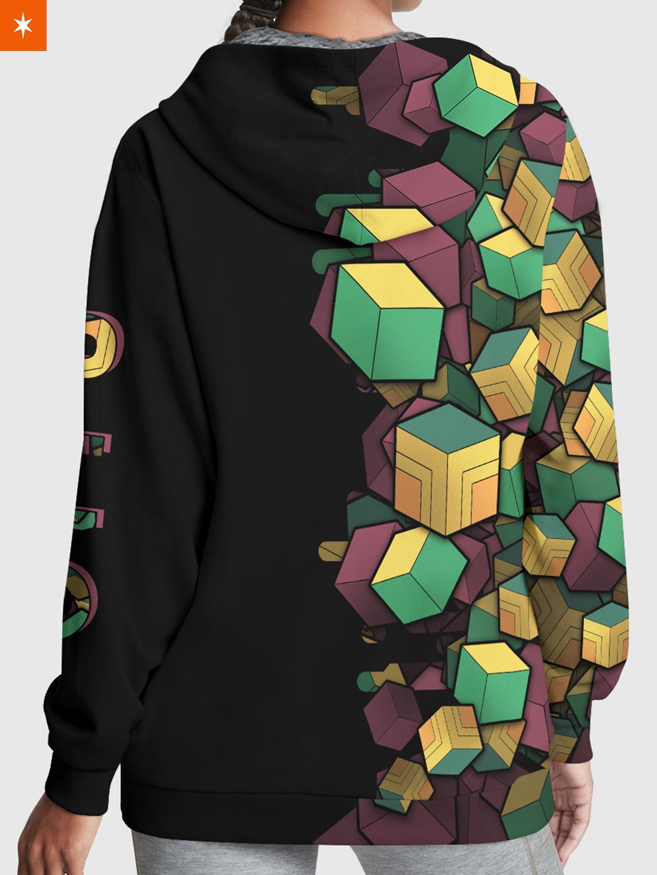 Fandomaniax - Giyu Cube Velvet Hoodie