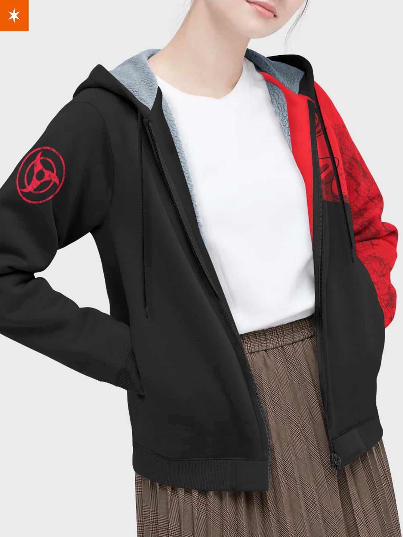 Fandomaniax - Itachi Summoning Crow Velvet Hoodie