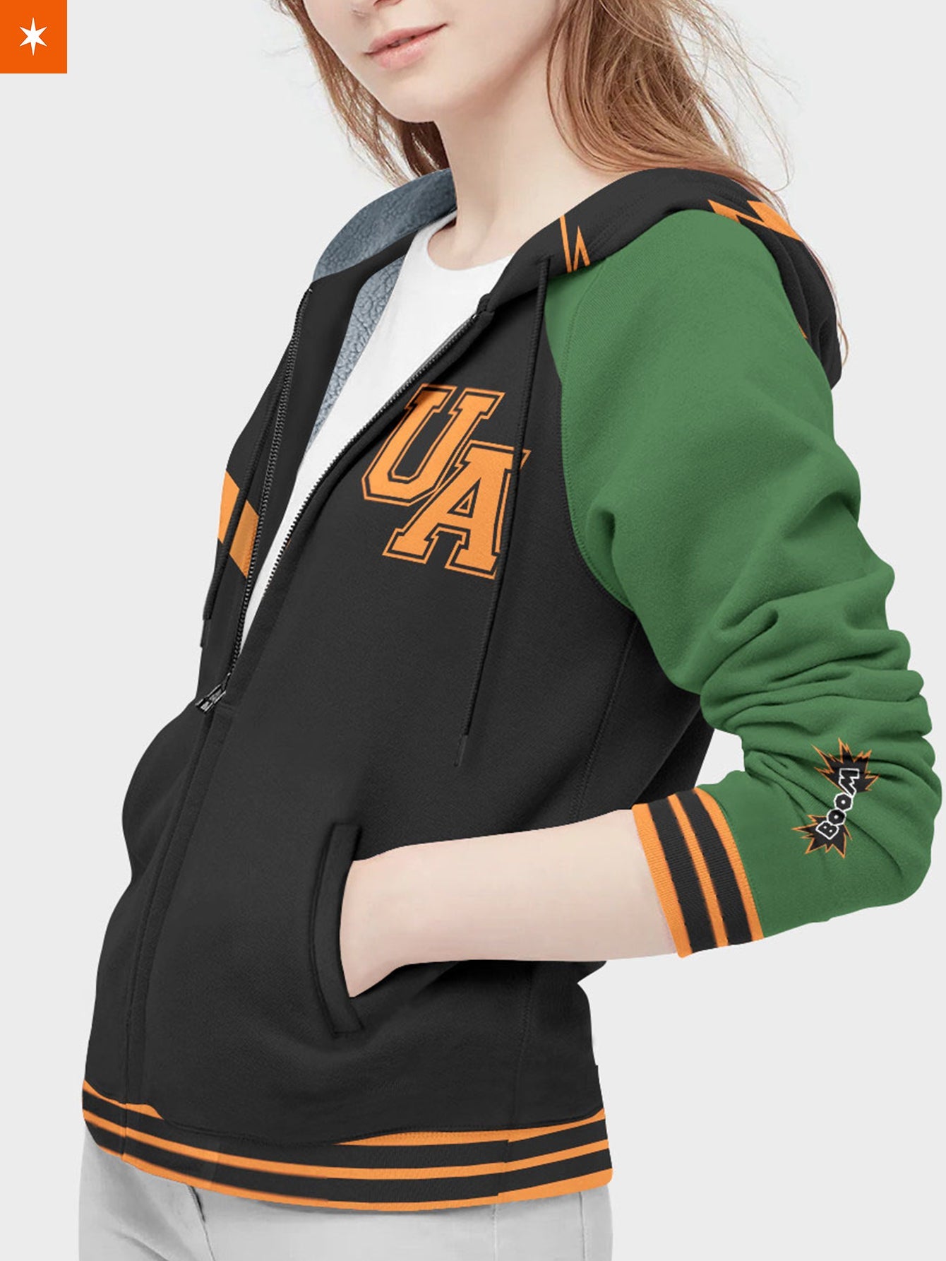 Fandomaniax - Katsuki Explosion Velvet Hoodie