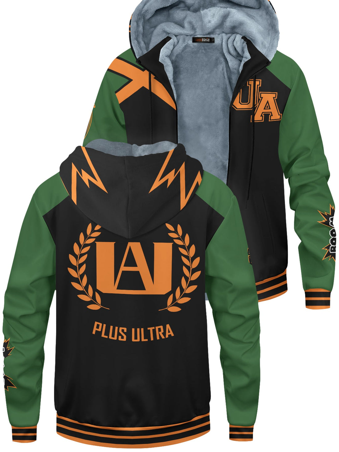 Fandomaniax - Katsuki Explosion Velvet Hoodie