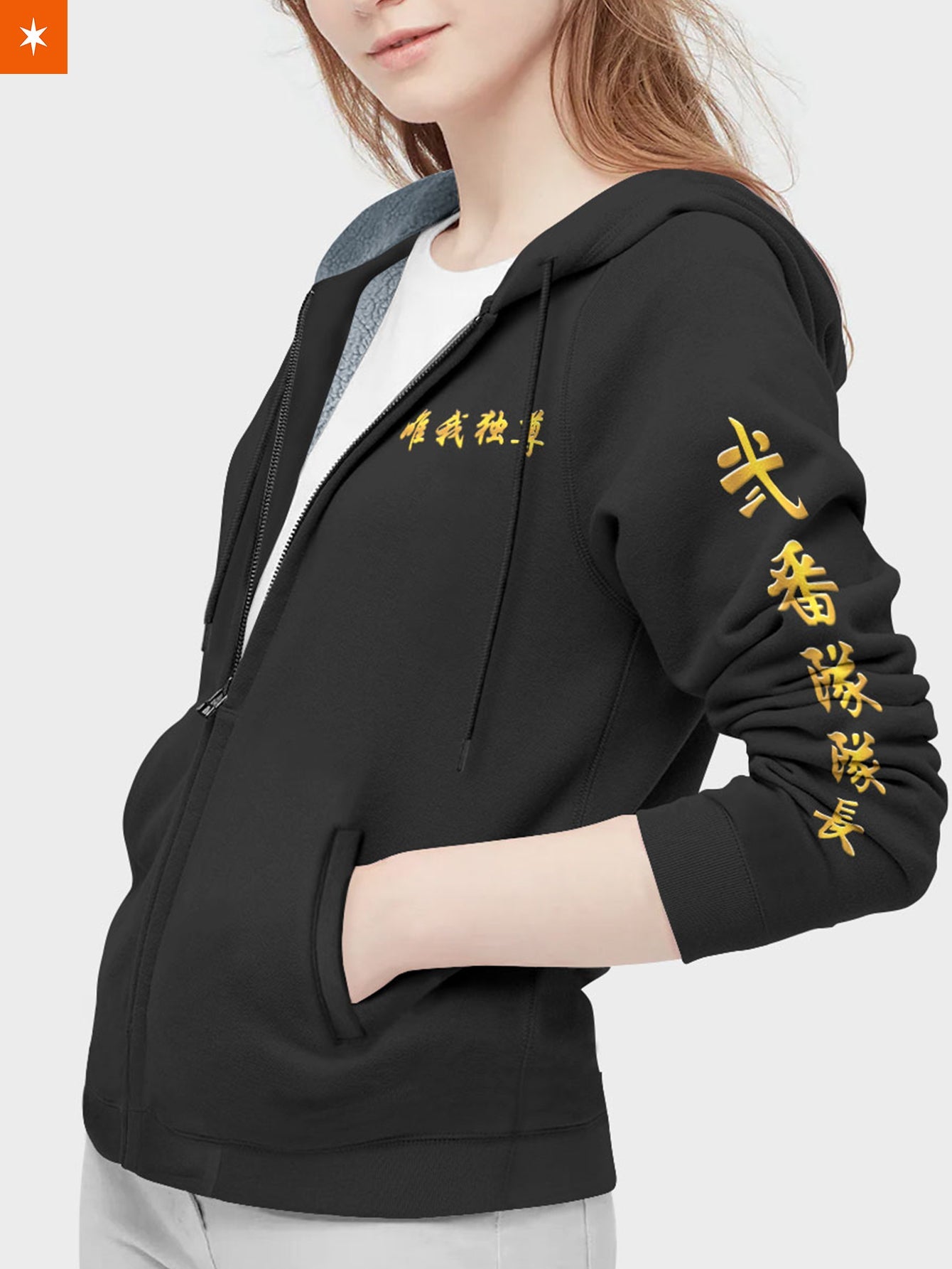 Fandomaniax - Manji Gang Cosplay v2 Velvet Hoodie