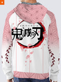 Fandomaniax - Nezuko Jersey Velvet Hoodie