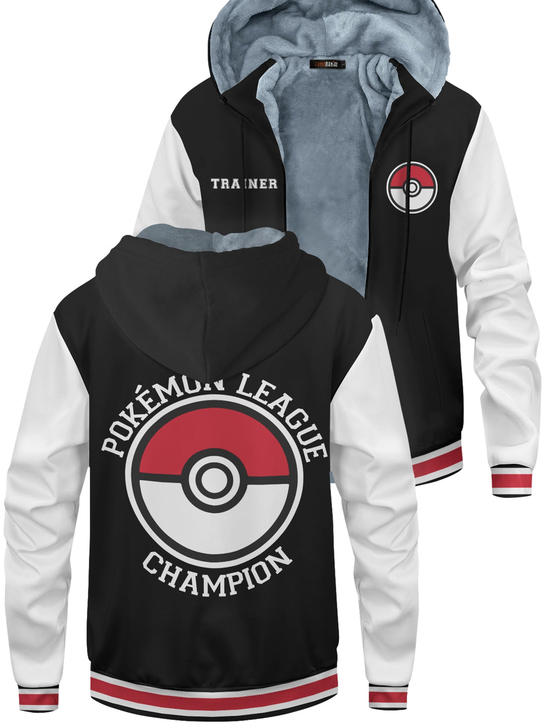 Fandomaniax - Poke League Velvet Hoodie