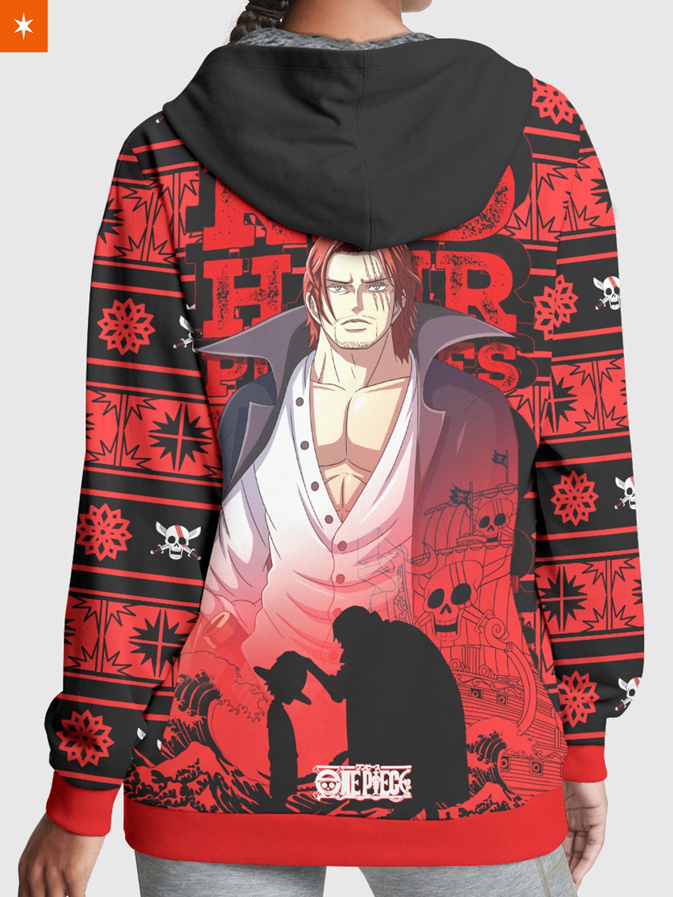 Fandomaniax - Red Hair Xmas Velvet Hoodie