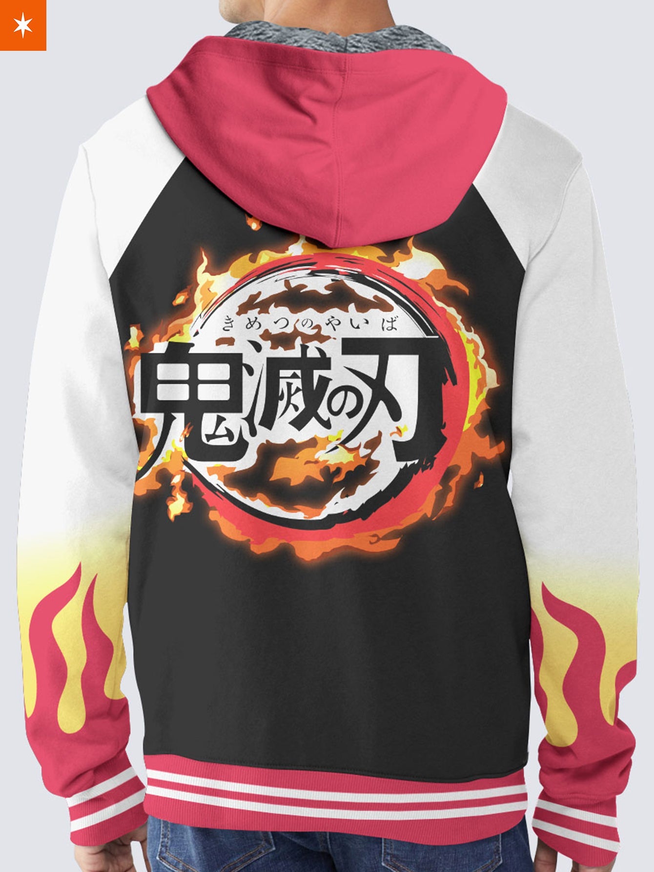 Fandomaniax - Rengoku Jersey Velvet Hoodie