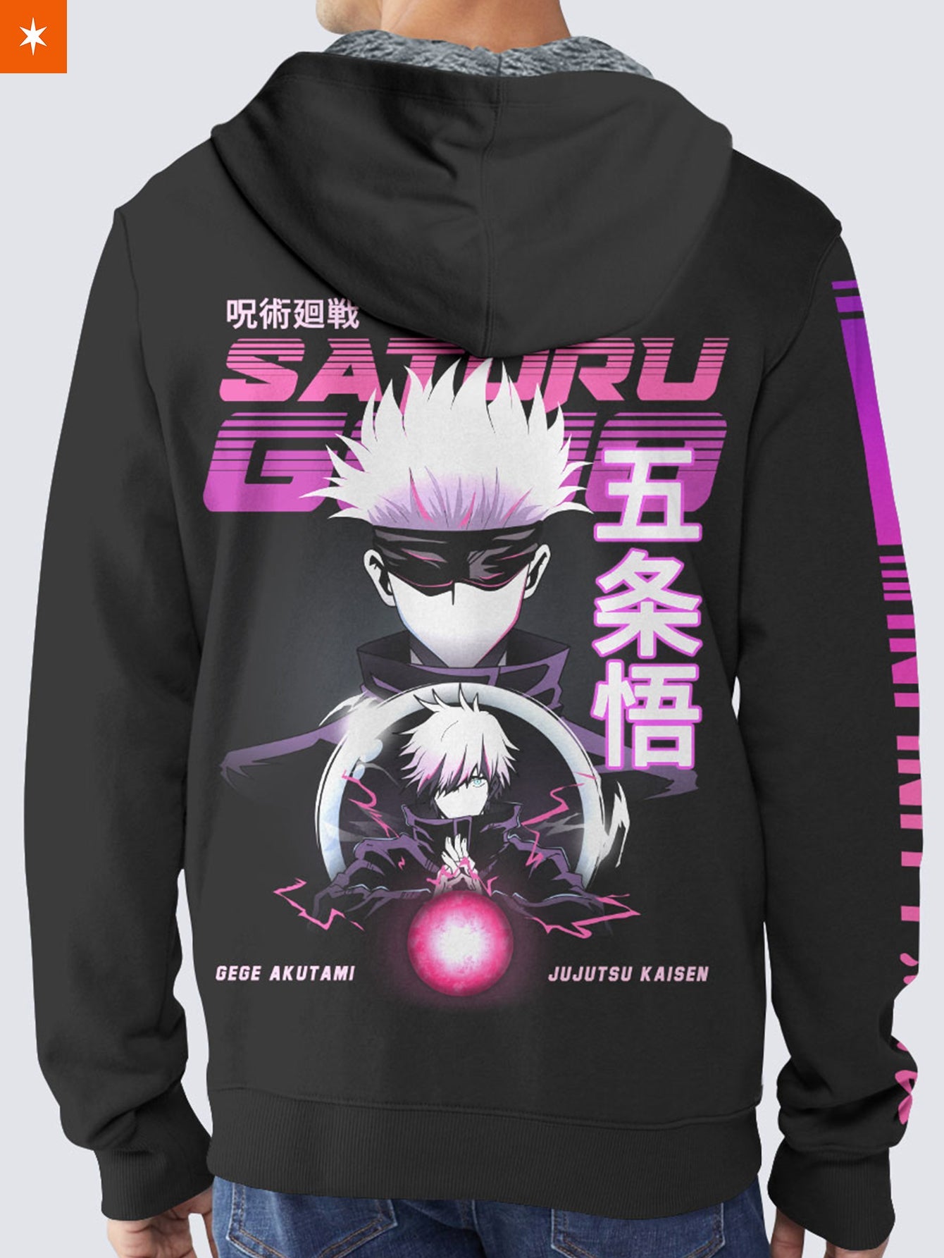 Fandomaniax - Satoru Gojo Velvet Hoodie