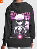 Fandomaniax - Satoru Gojo Velvet Hoodie