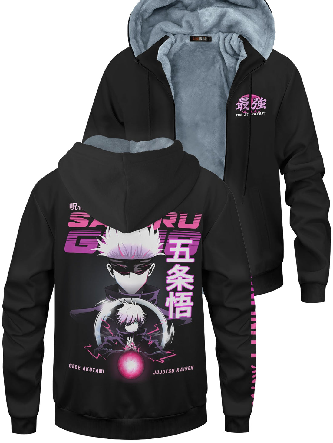 Fandomaniax - Satoru Gojo Velvet Hoodie