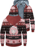 Fandomaniax - Silly Anya Xmas Velvet Hoodie