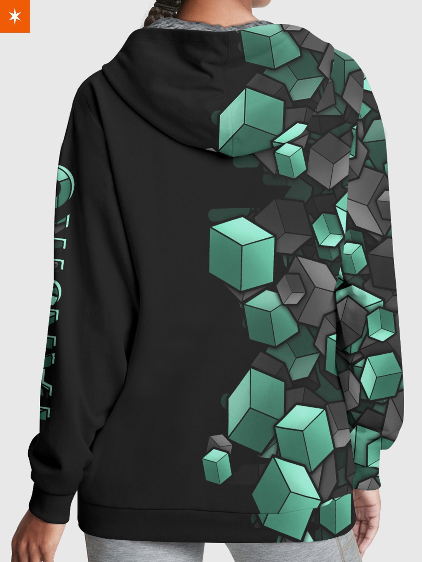 Fandomaniax - Tanjiro Cube Velvet Hoodie