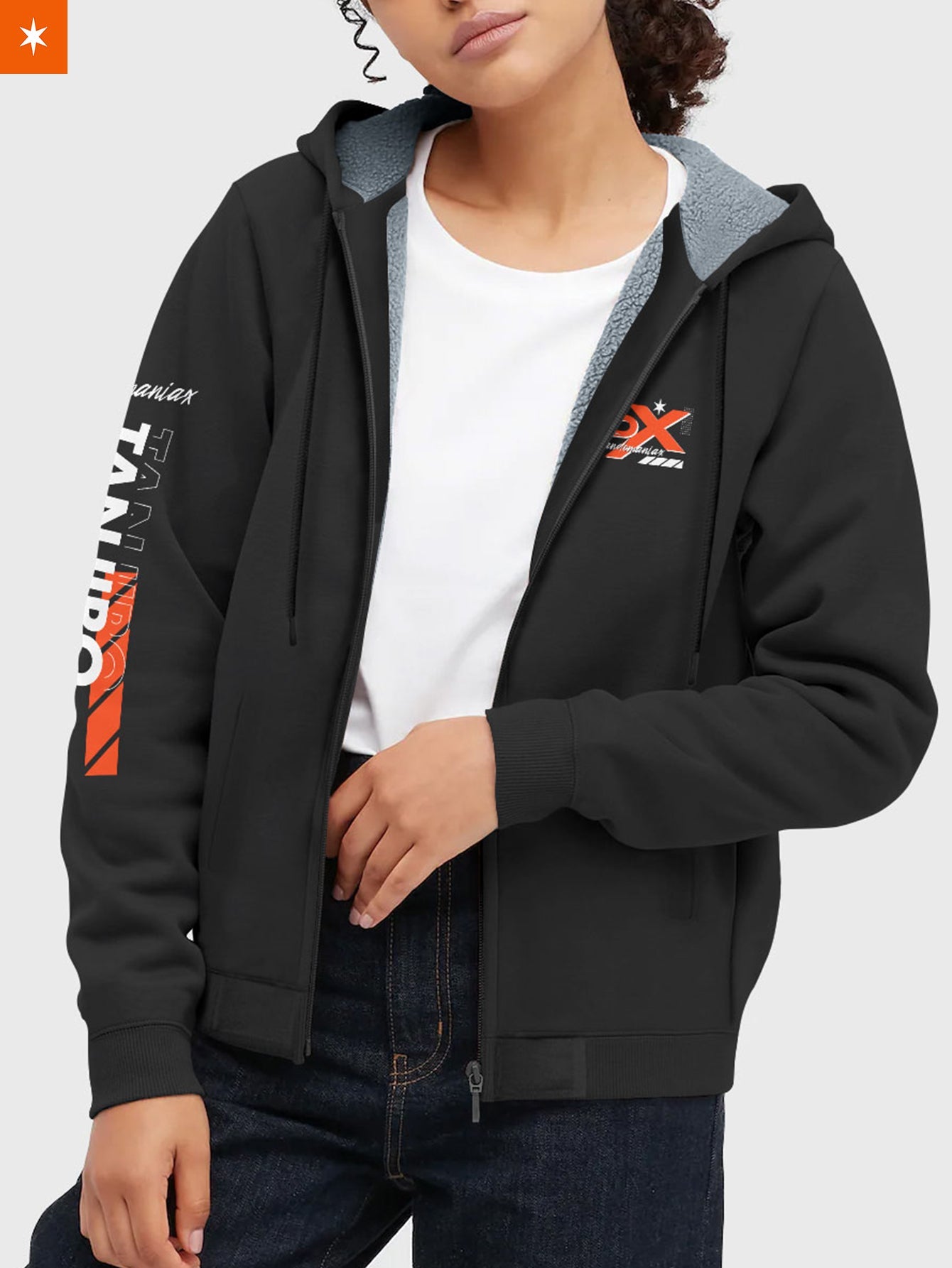 Fandomaniax - Tanjiro Icon Velvet Hoodie