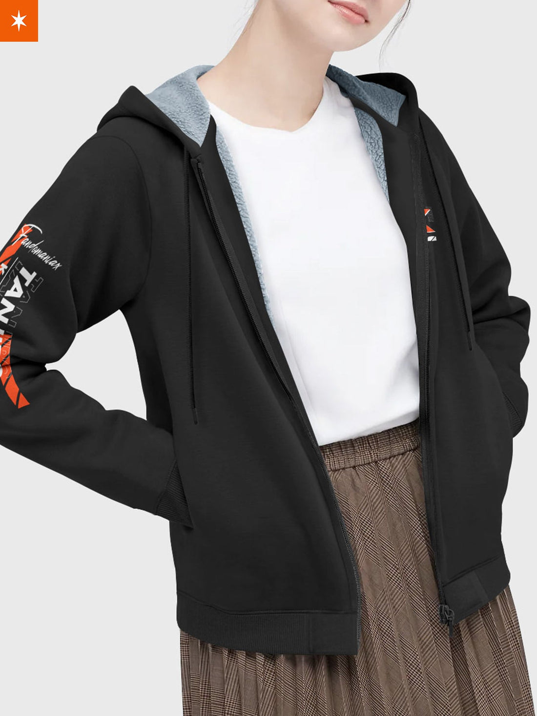 Fandomaniax - Tanjiro Icon Velvet Hoodie