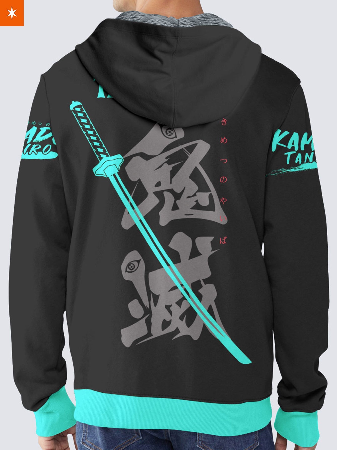 Fandomaniax - Tanjiro Style Velvet Hoodie