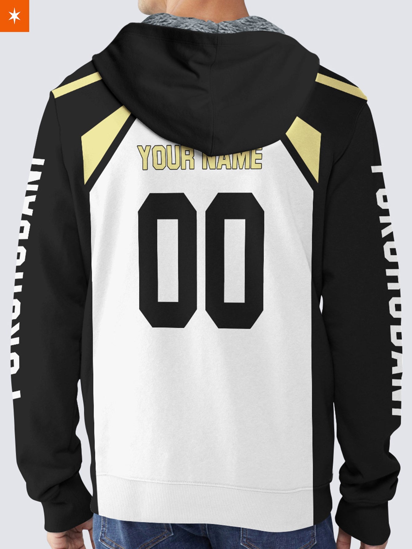 Fandomaniax - Personalized Team Fukurodani Velvet Hoodie