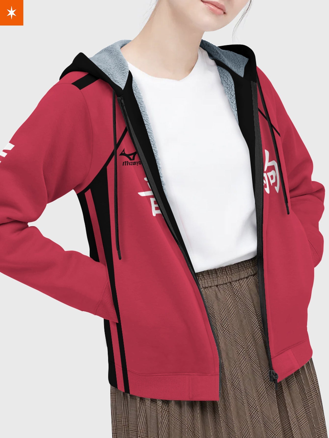 Fandomaniax - Personalized Team Nekoma Velvet Hoodie