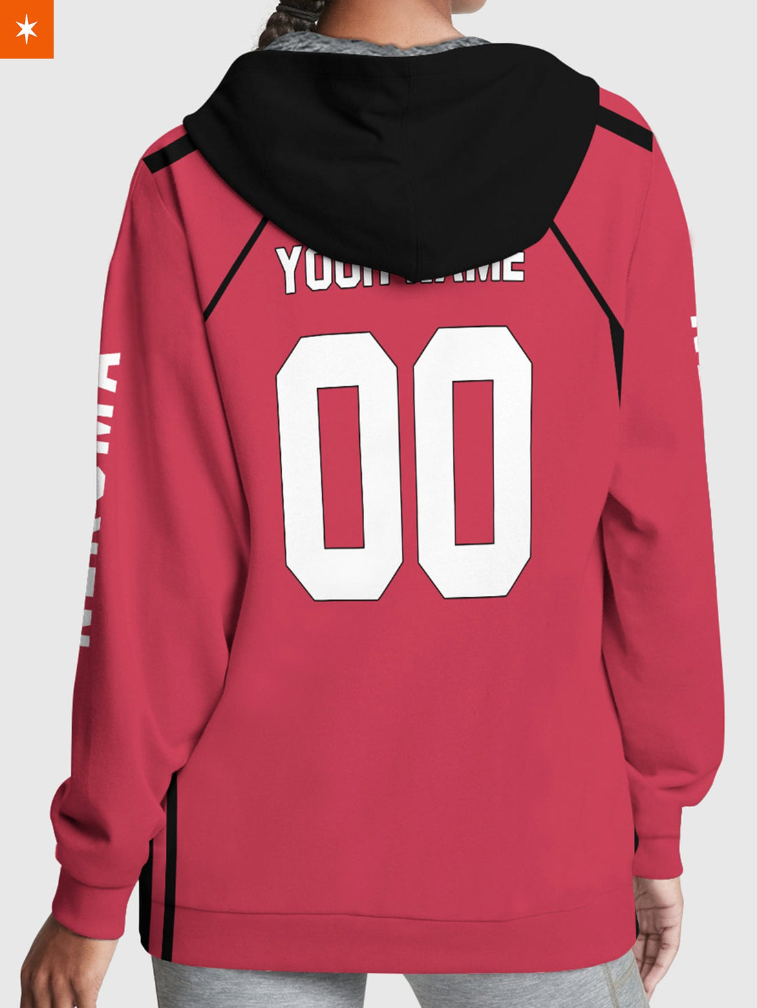 Fandomaniax - Personalized Team Nekoma Velvet Hoodie