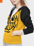 Fandomaniax - Hearts Pirate Cosplay Velvet Hoodie