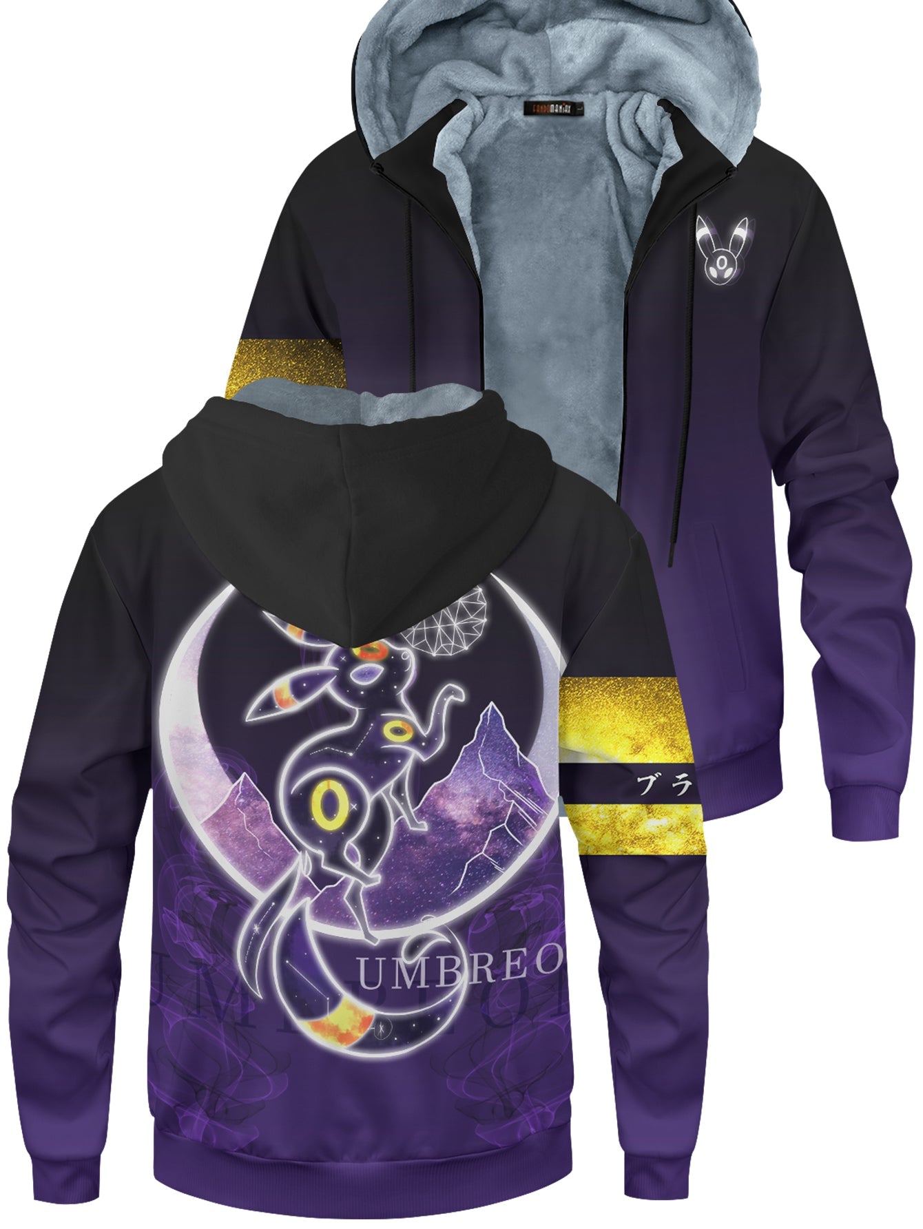 Fandomaniax - Umbreon Spirit Velvet Hoodie