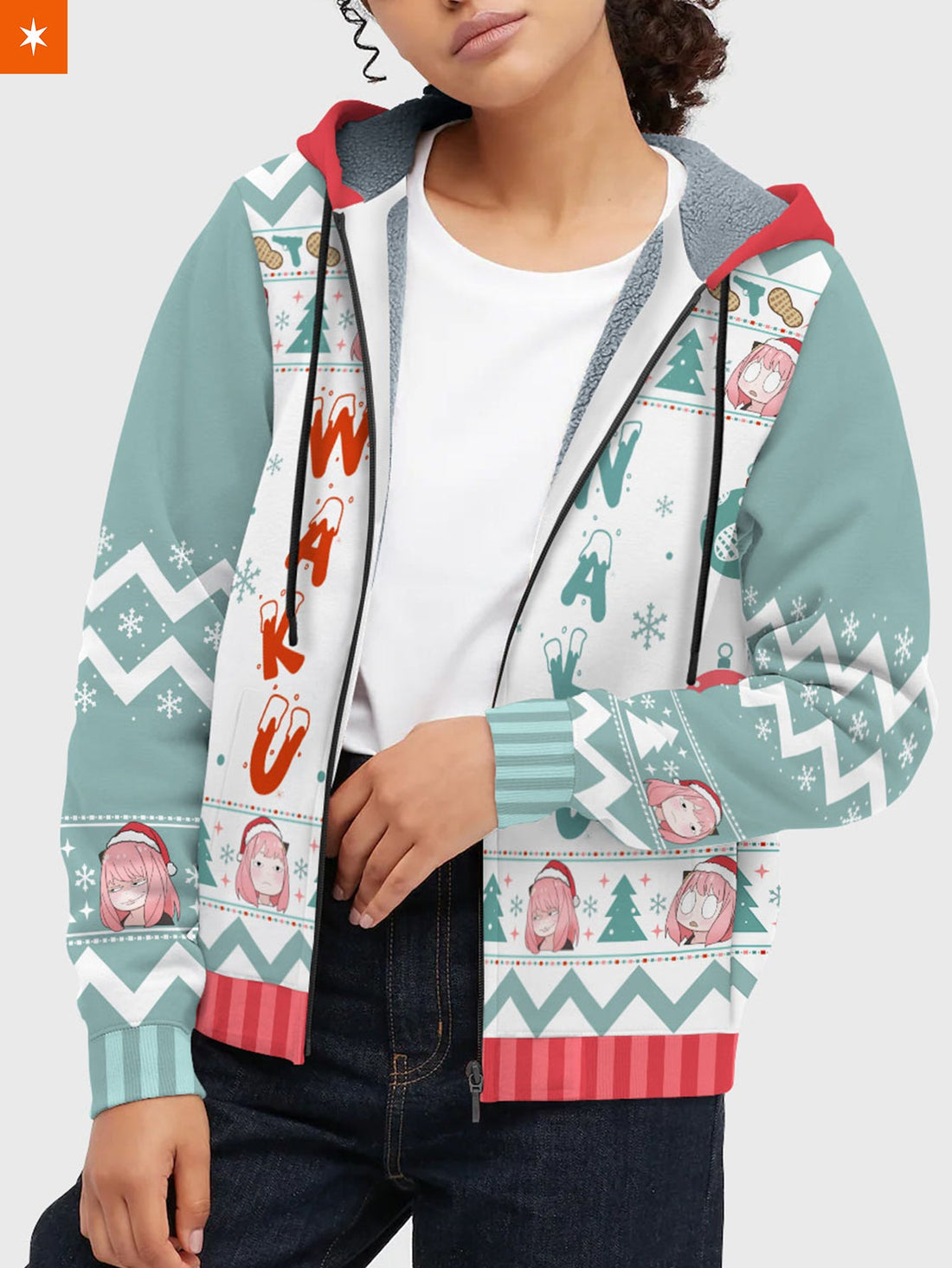 Fandomaniax - Waku Waku Xmas Velvet Hoodie