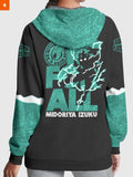 Fandomaniax - Izuku Midoriya Velvet Hoodie