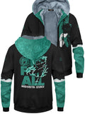 Fandomaniax - Izuku Midoriya Velvet Hoodie