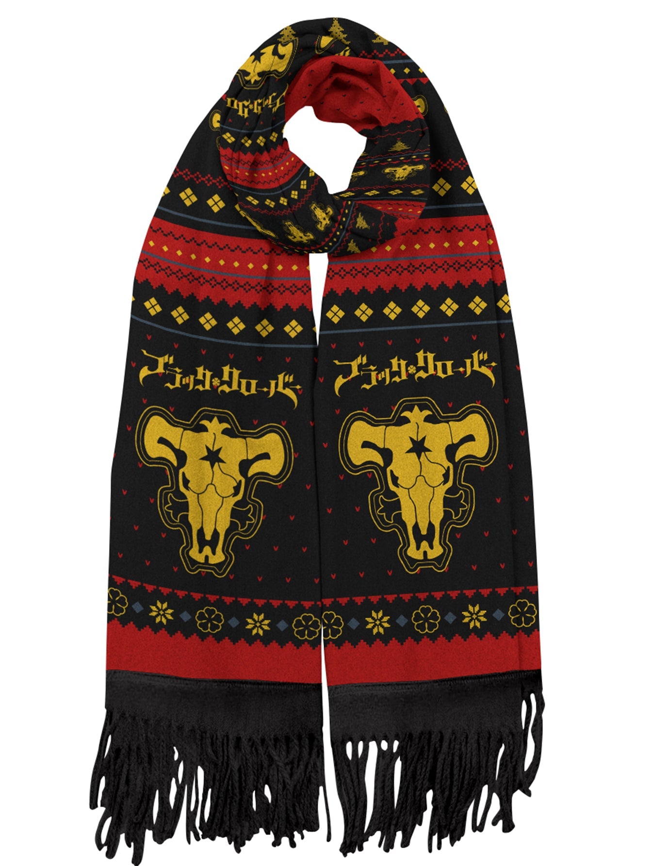 Fandomaniax - Black Bull Xmas Wool Scarf