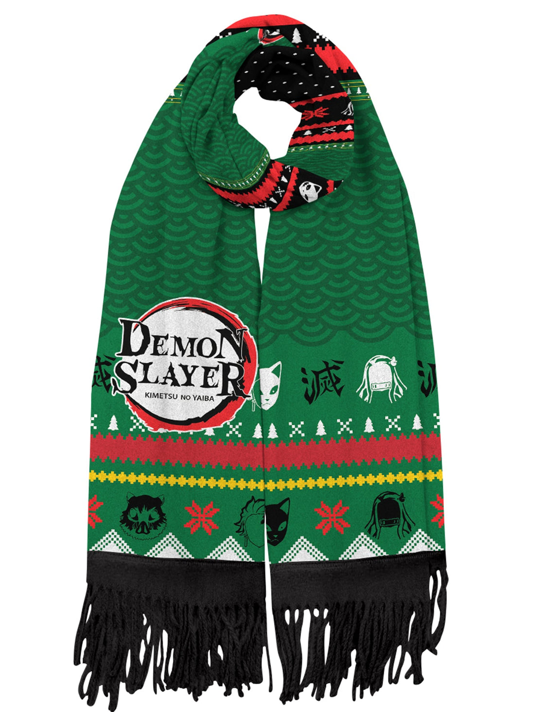 Fandomaniax - Demon Slayer Holiday Wool Scarf