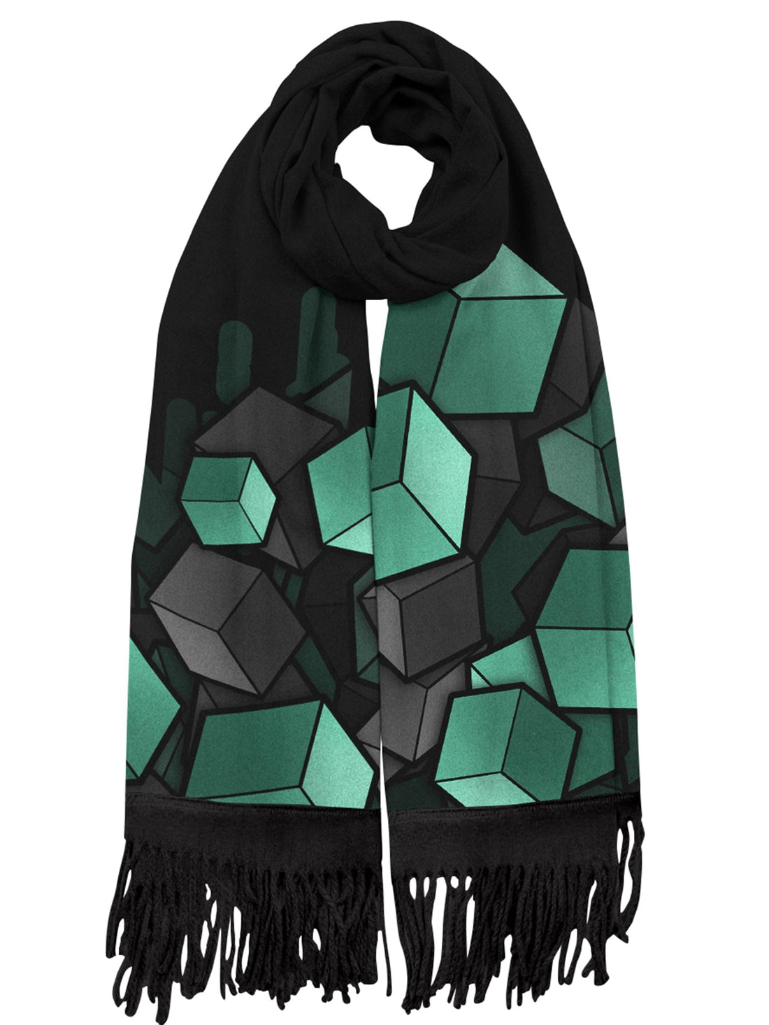 Fandomaniax - Tanjiro Cube Wool Scarf