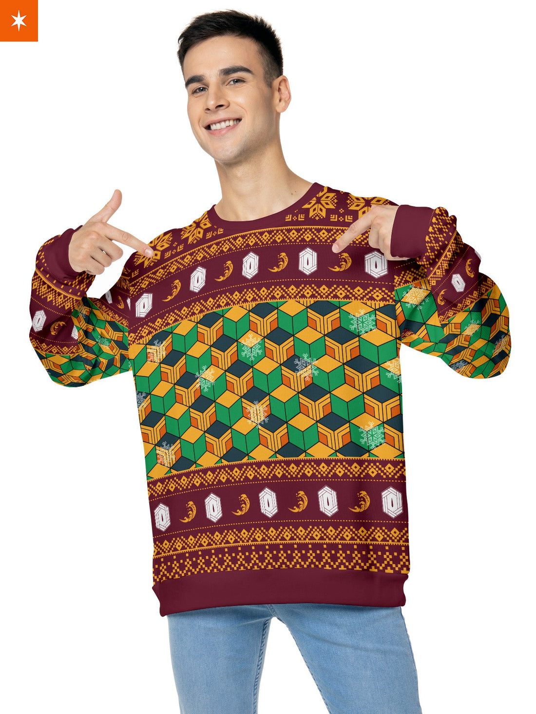 KNY Giyu Xmas Unisex Wool Sweater