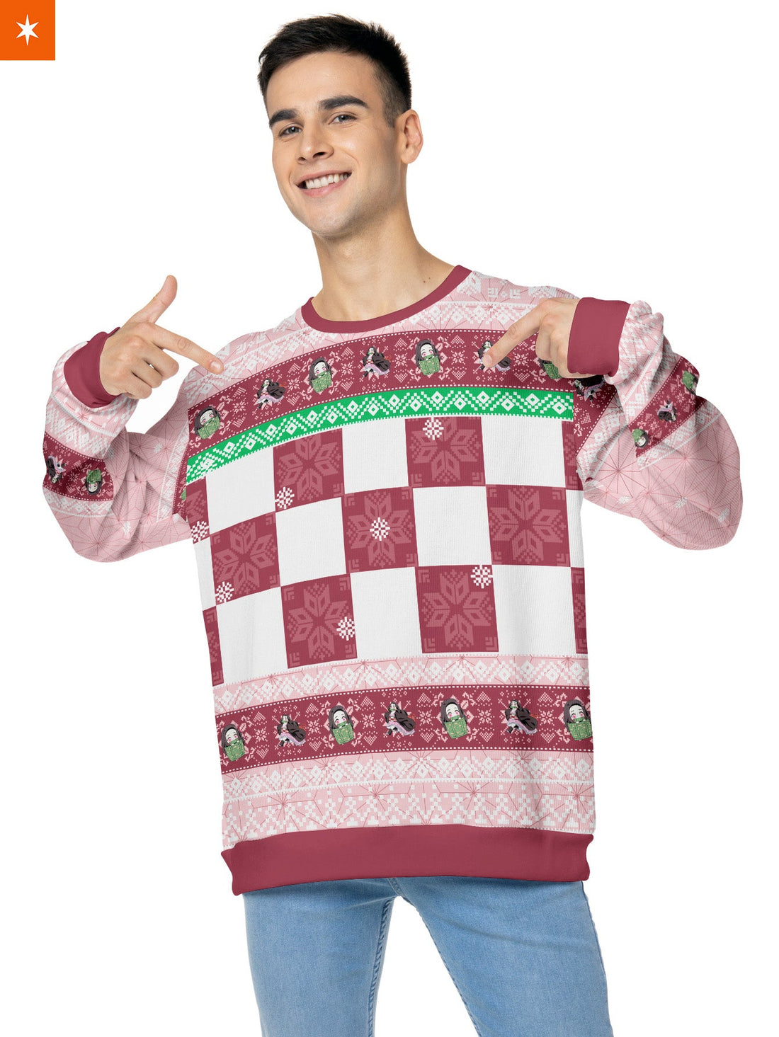 KNY Nezuko Xmas Unisex Wool Sweater