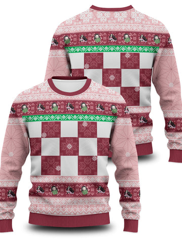 KNY Nezuko Xmas Unisex Wool Sweater