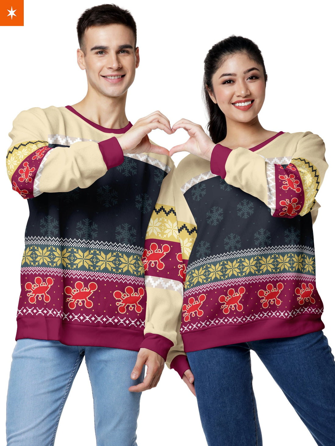 KNY Uzui Xmas Unisex Wool Sweater