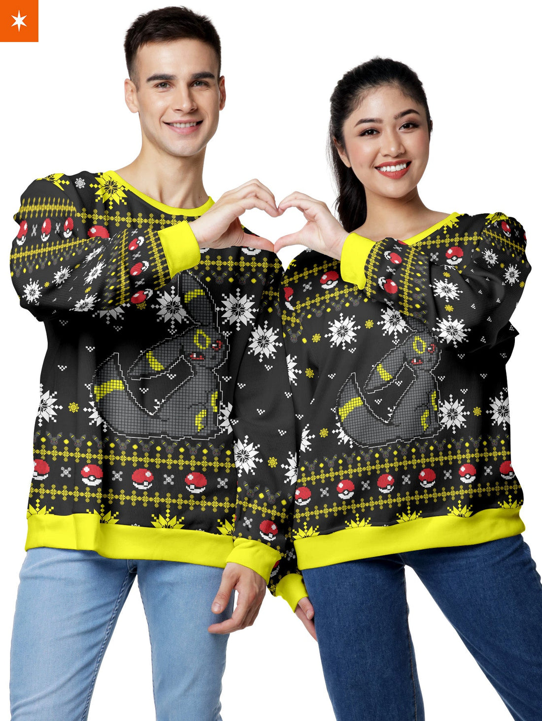 OG Umbreon Xmas Unisex Wool Sweater