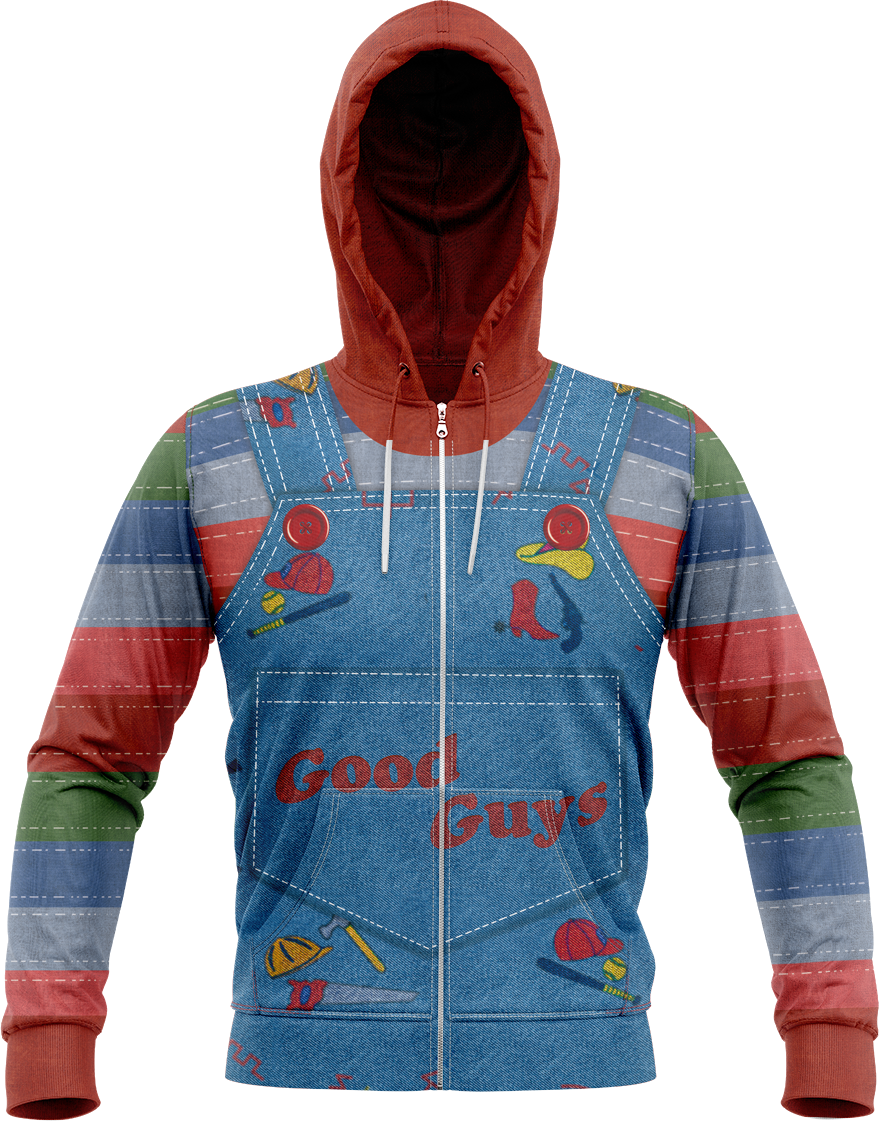 Chucky Unisex Zipped Hoodie